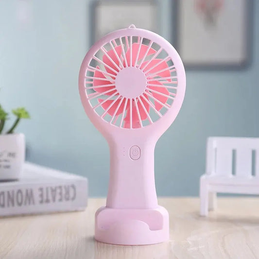 Small Handheld Fan Mini Rechargeable USB Fan Pocket Small Student Office Desktop Portable